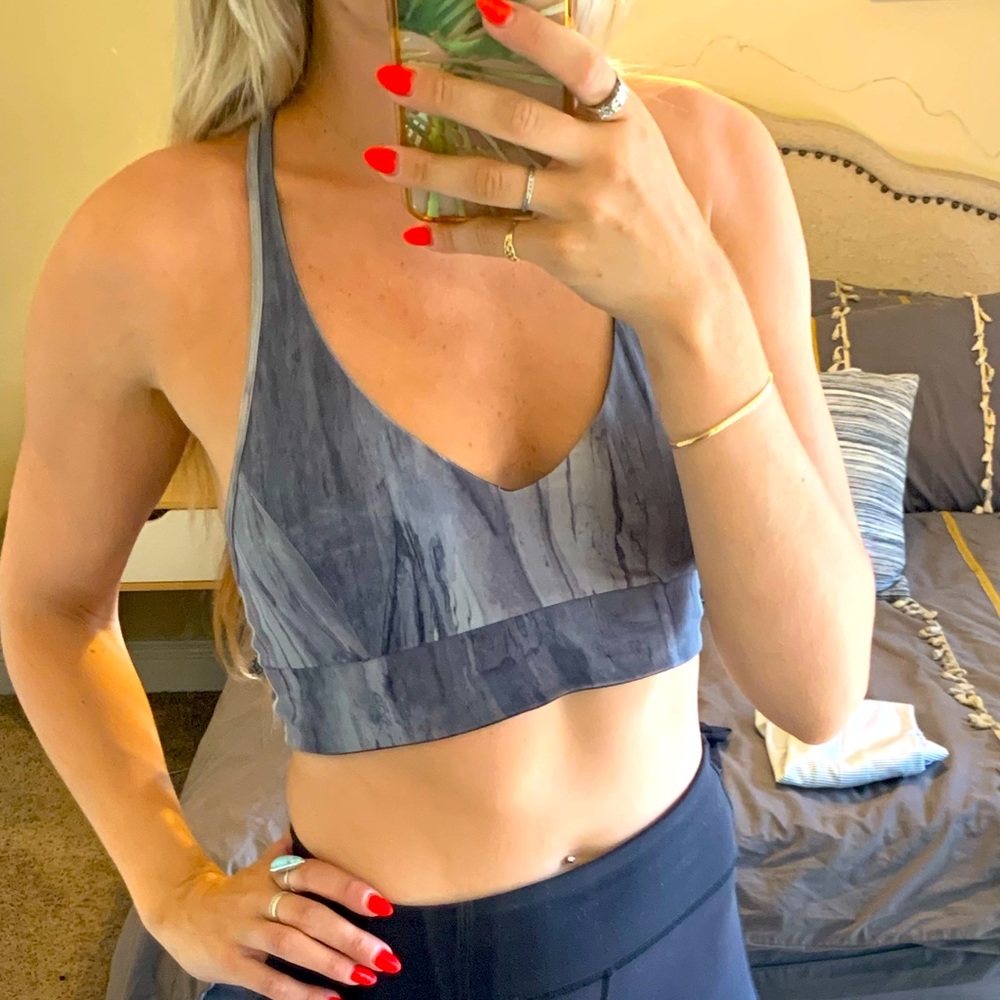 Lululemon Purple watercolor sports bra